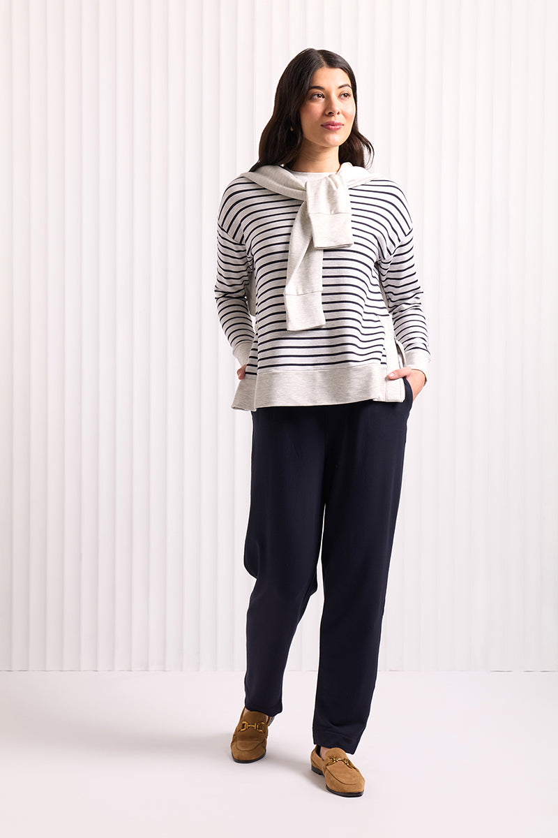 Software Upgrade Zip Sweater - Stripe