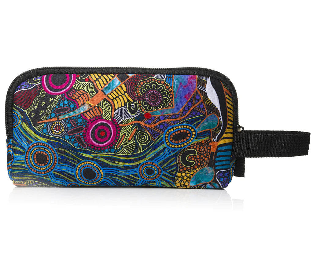 Aboriginal Art Pencil Case - Justin Butler