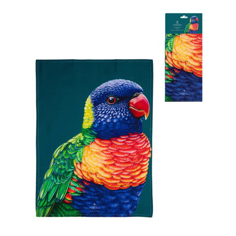 Modern Birds - Rainbow Lorikeet Kitchen Towel