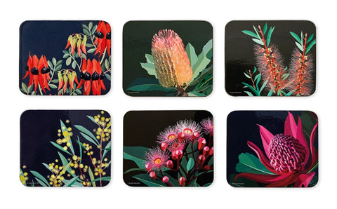 Native Grace 6pk Coaster Set
