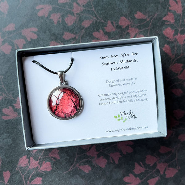 Pendant - Gum Trees After Fire