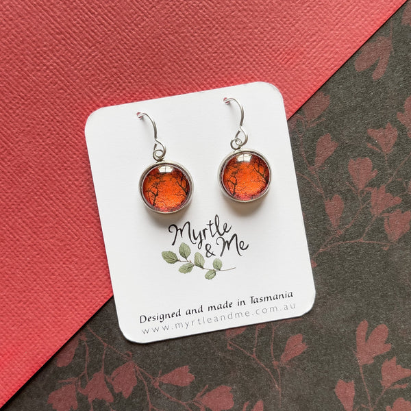 Earrings - Gum Trees After Fire - Drop