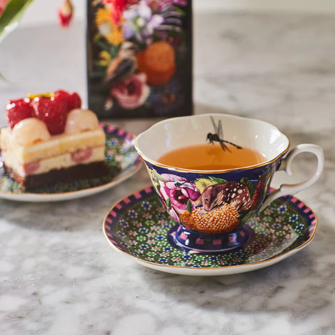Tea Cup & Saucer - Good Evening