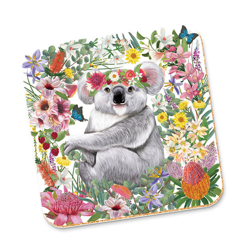 Corky Coasters - Enchanted Garden - Koala