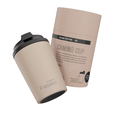 Ceramic Camino 340ml/12oz Travel Cup - Oat