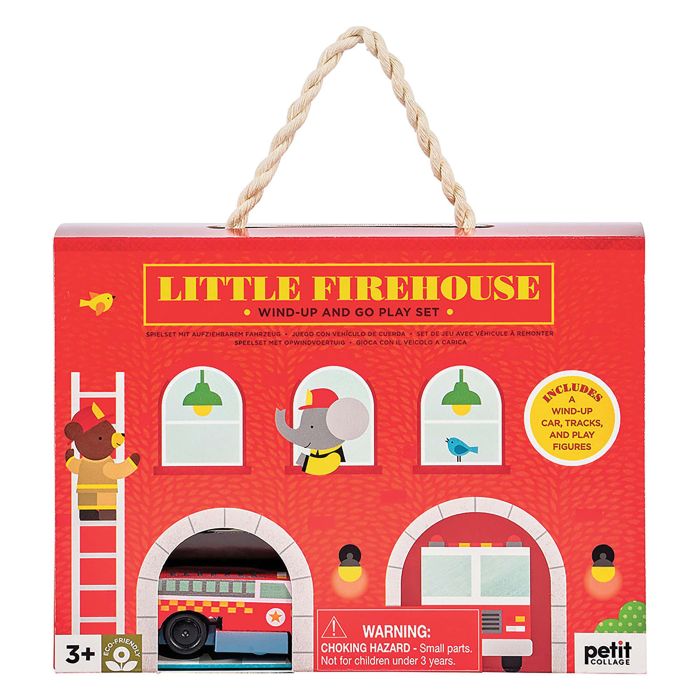 Little Firehouse - Wind up & go play set