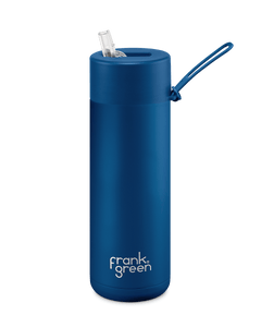 595ml/ 20oz Reusable Ceramic Bottle - Deep Ocean
