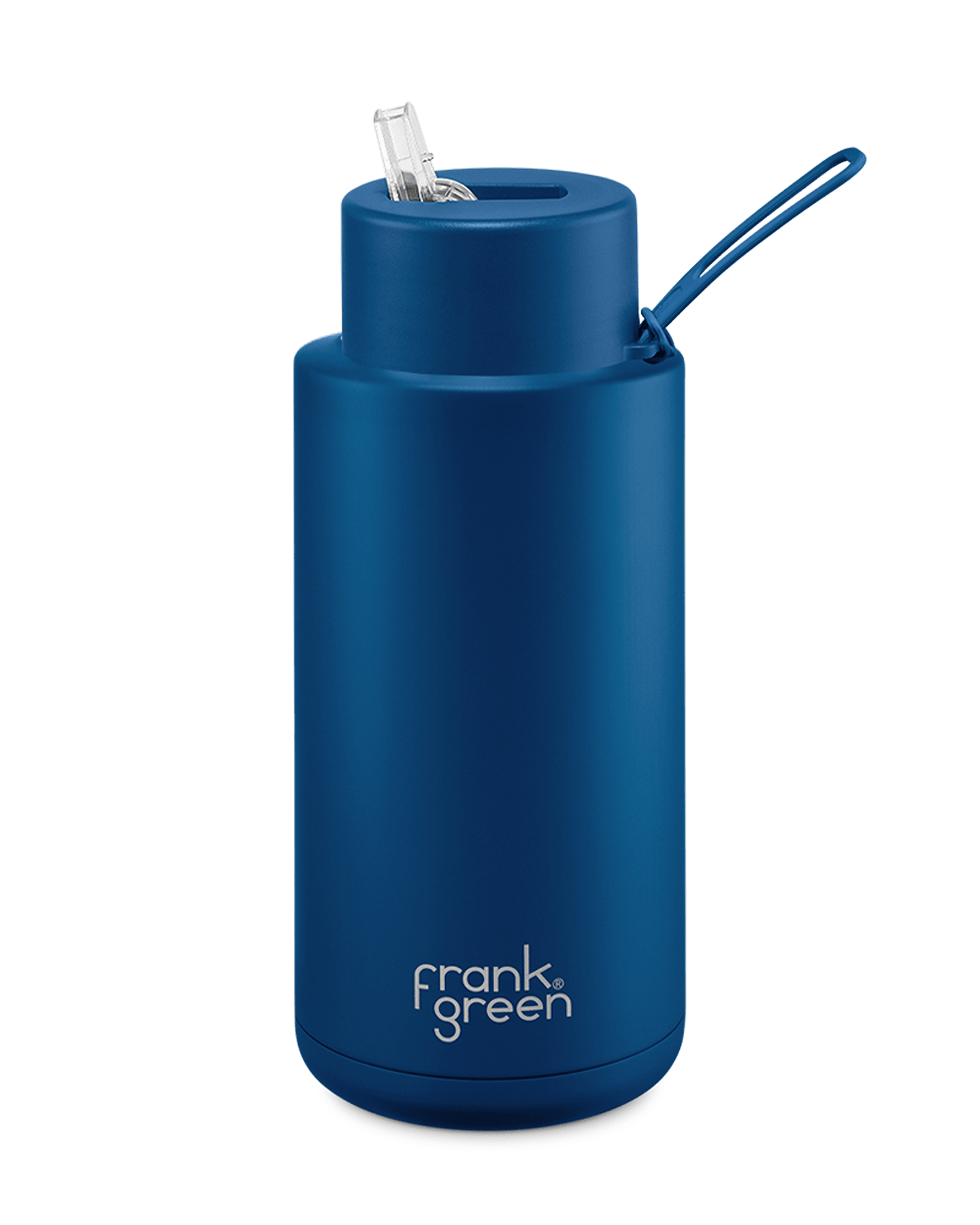 1Ltr/ 34oz Reusable Ceramic Bottle - Deep Ocean