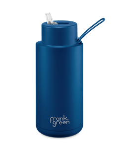 1Ltr/ 34oz Reusable Ceramic Bottle - Deep Ocean