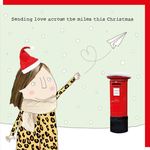 Christmas Card - Across Miles - Rosie Made a Thing