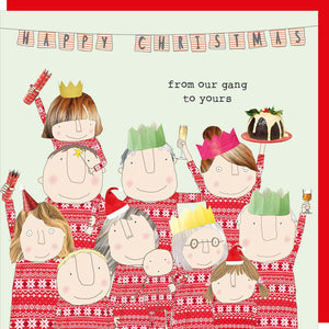 Christmas Card - Xmas Gang - Rosie Made a Thing
