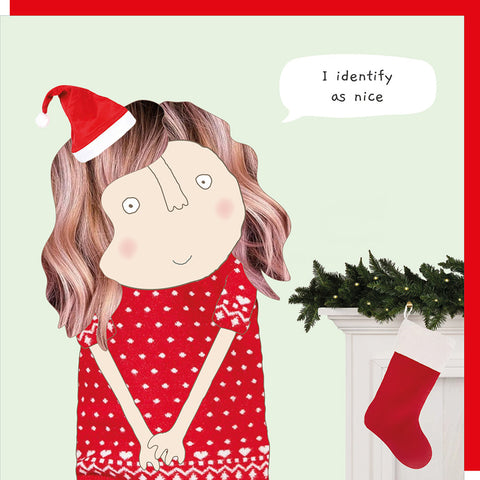 Christmas Card - Identify Nice - Rosie Made a Thing