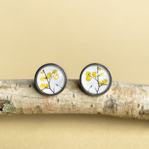 Earrings - Deciduous Beech - Studs