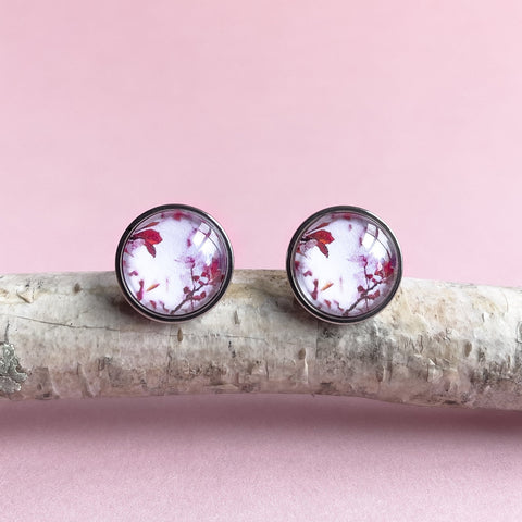 Earrings - Pink Blossom - Studs