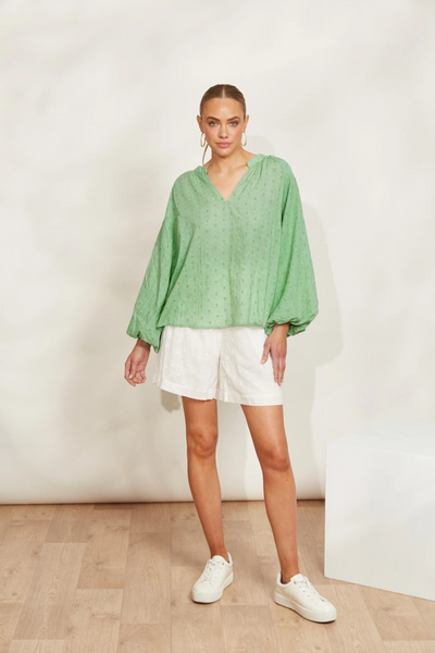 Zephyr Blouse - Jade - Now 30% Off!