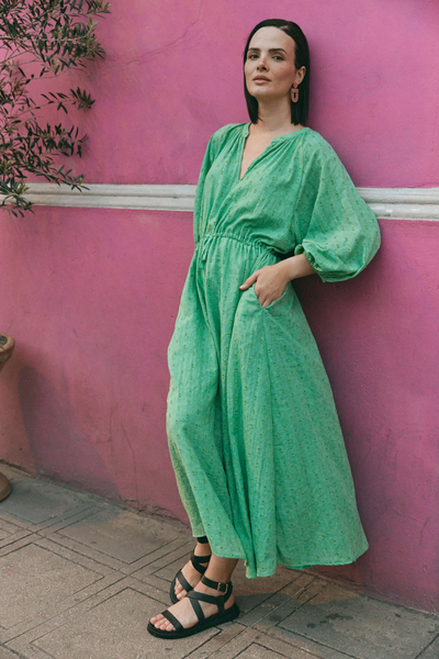 Zephyr Maxi Dress - Jade - Now 50% OFF!