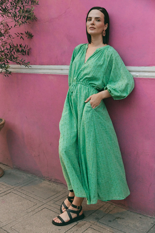 Zephyr Maxi Dress - Jade - Now 50% OFF!