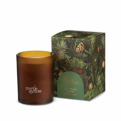 Christmas Candle - Fir, Spruce & Pine Soy Wax