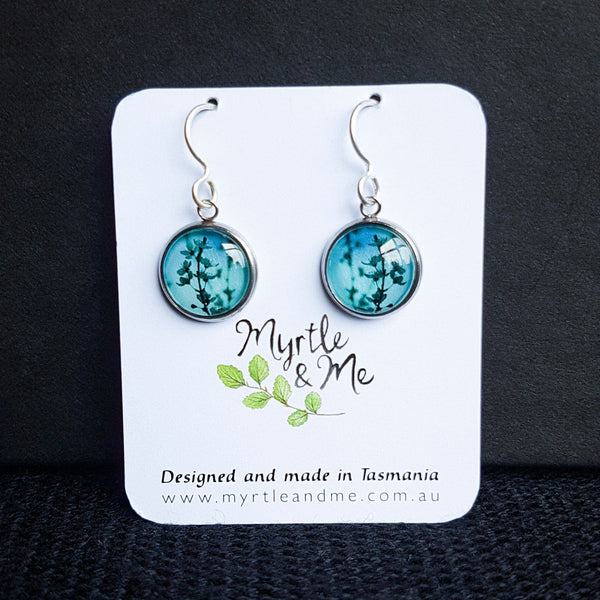 Earrings - Blue Blossom - Drop