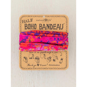 Boho Bandeau - Half - Pink Om Boarder