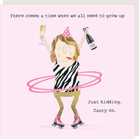 Greeting Card - Just Kidding