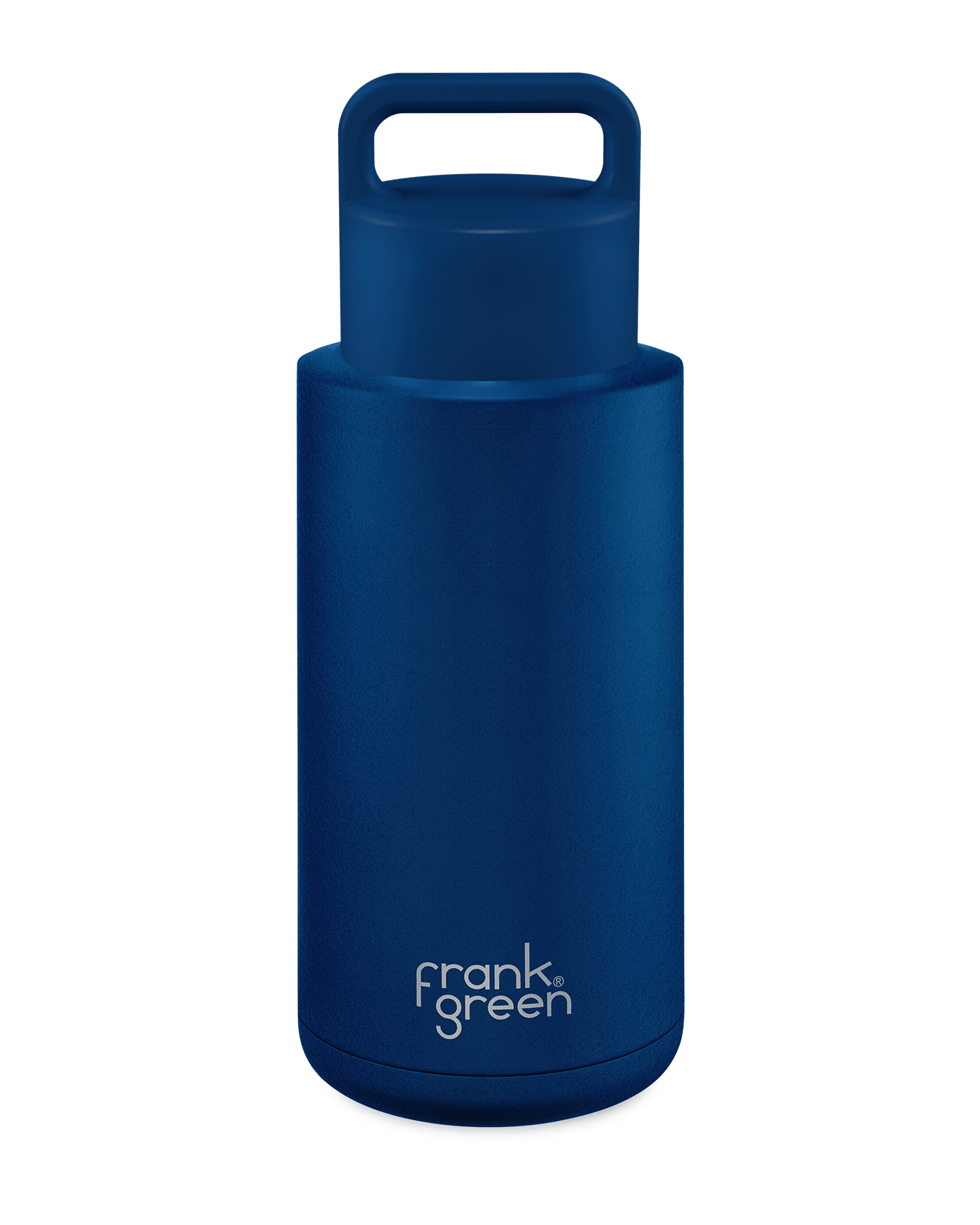 1Ltr/ 34oz Reusable Ceramic Bottle (Grip Finish) - Deep Ocean