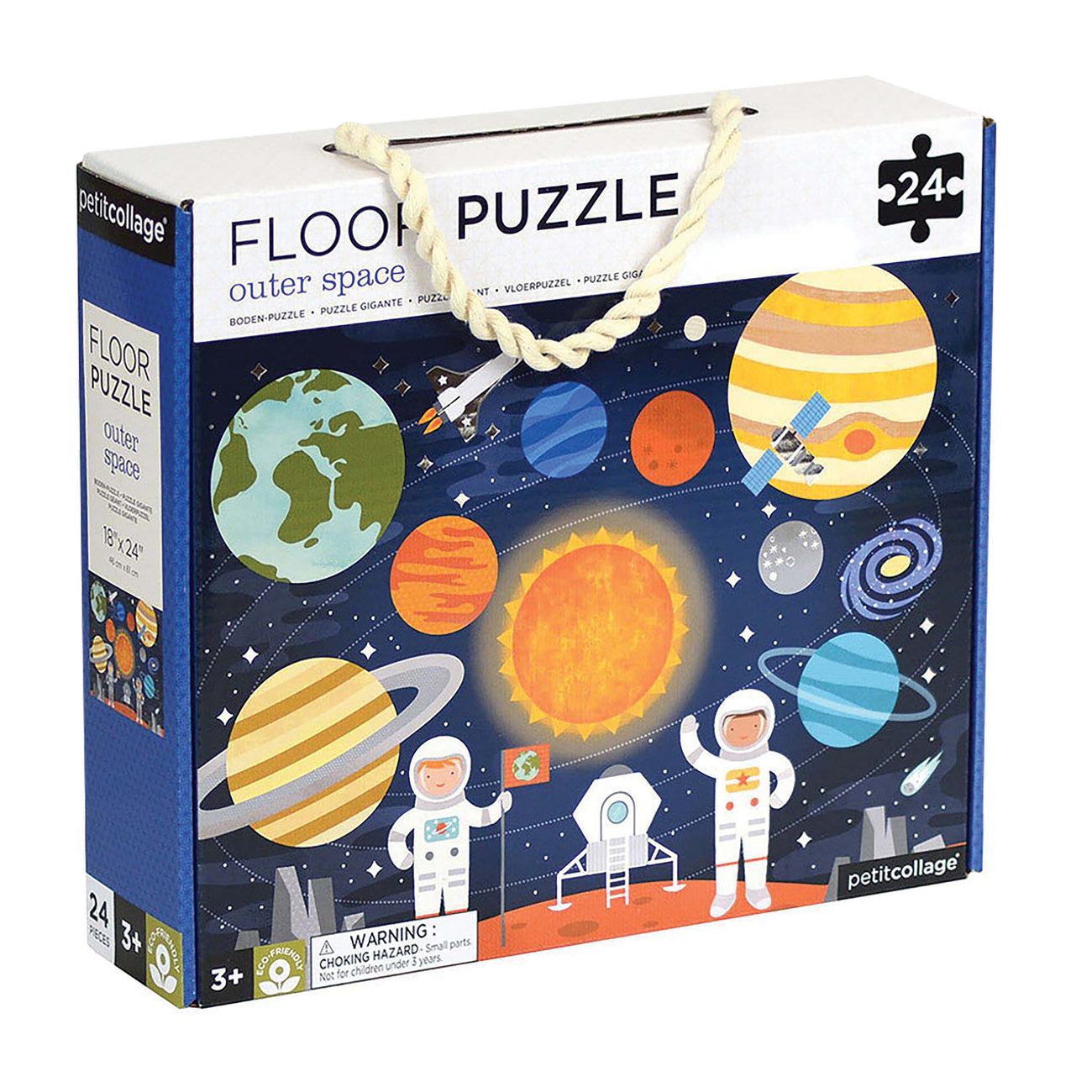 Outer Space Floor Puzzle 24pc by Petit Collage