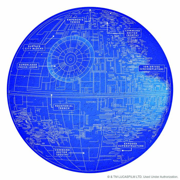 Ridley’s Disney Star Wars Death Star 1000 pc Puzzle 68 x 68cm