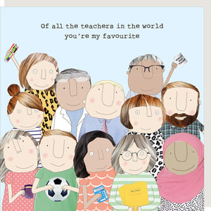 Greeting Card - Fave Teacher