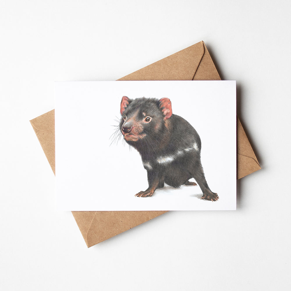 Greeting Card - Tasmanian Devil
