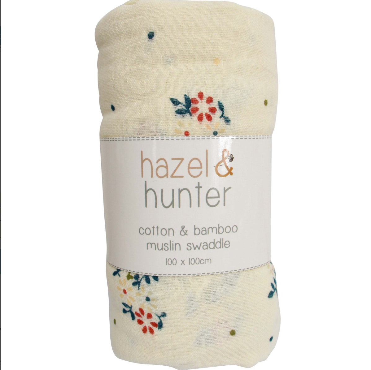 Hazel & Hunter -  Cotton & Bamboo Muslin Swaddle