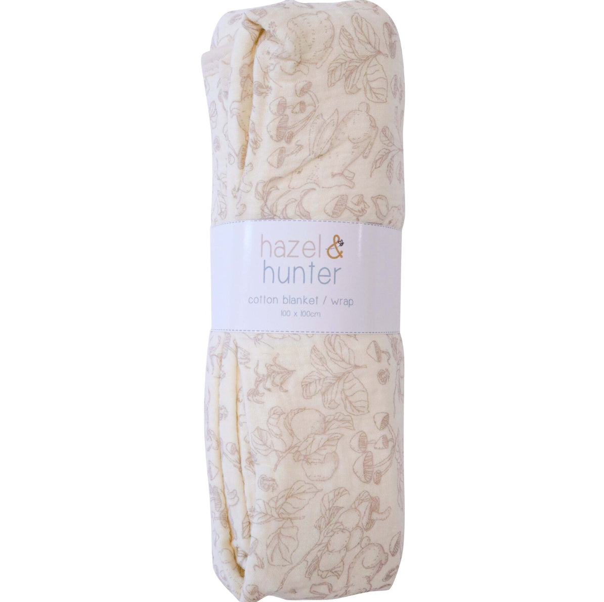 Hazel & Hunter -  Cotton & Blanket Wrap - Rabbits