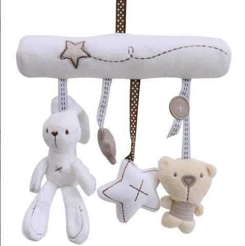 Hazel & Hunter -  Pram Hanger - Bunny / Bear