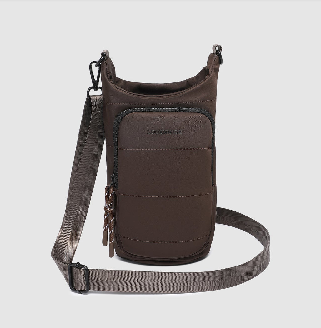 Miami Water Bottle Bag - Chocolate