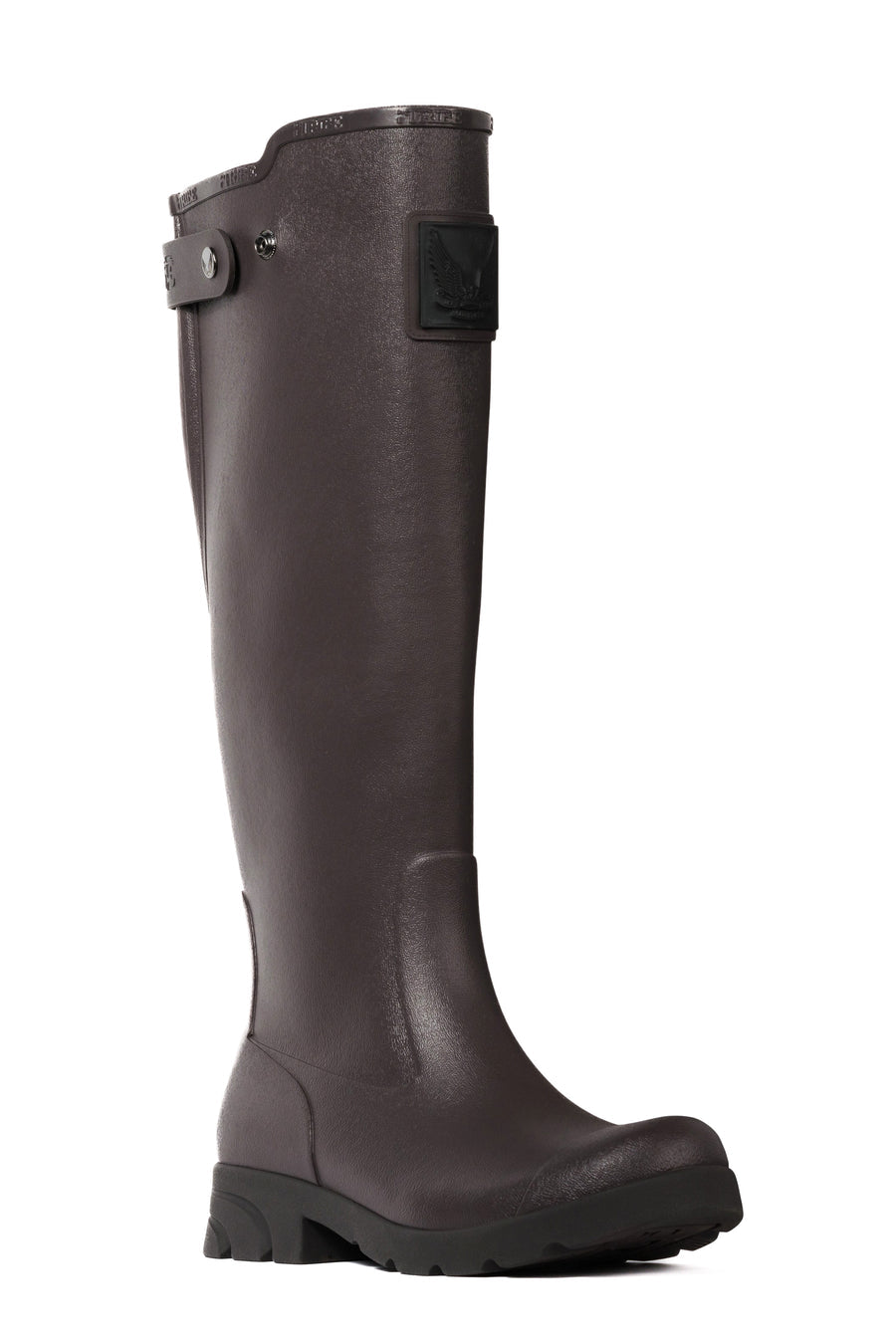 Chic Woody Brown - Adjustable Wellington Boots