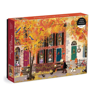 Autumn in the Neighbourhood 1000 Piece Puzzle - Galison