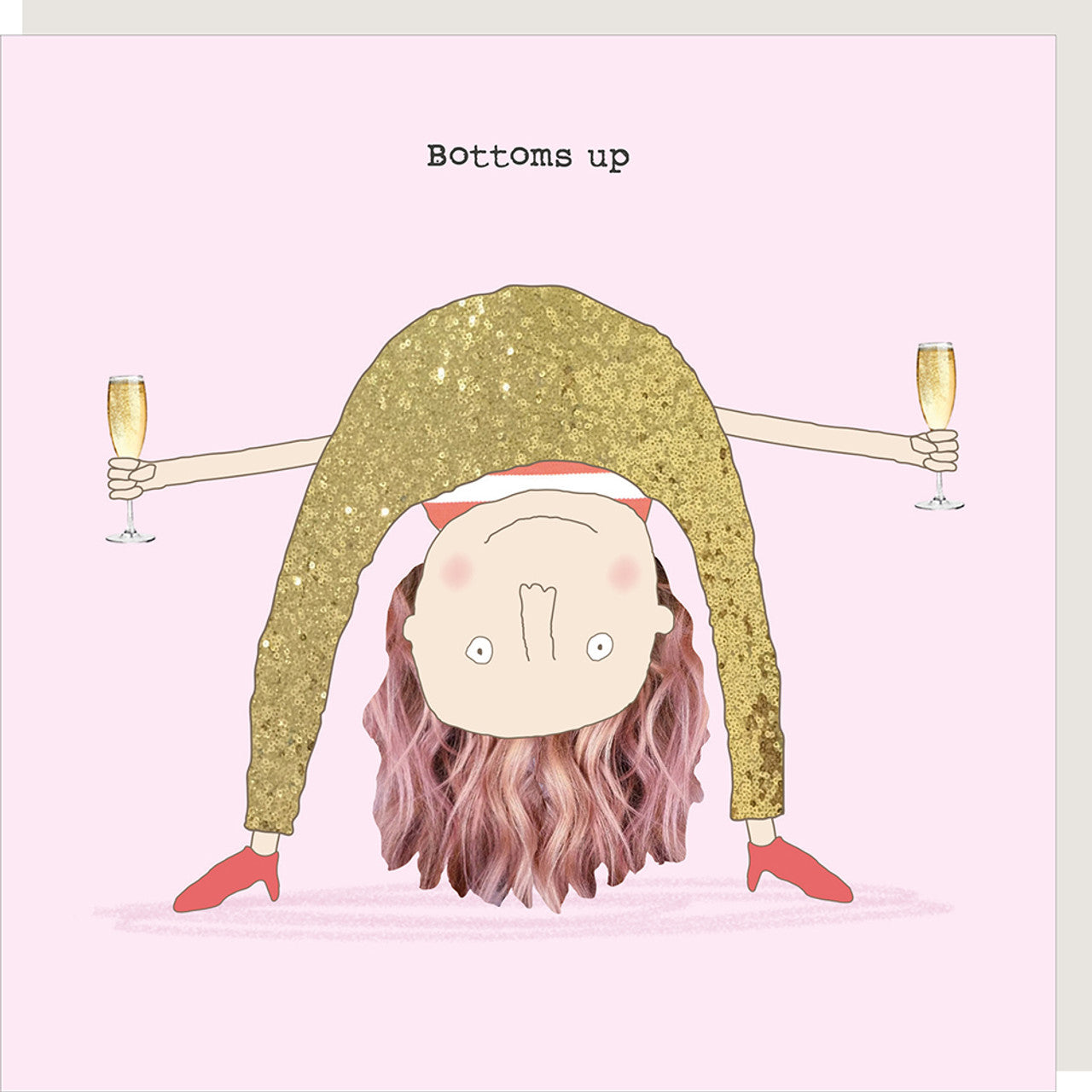 Greeting Card - Bottoms Up