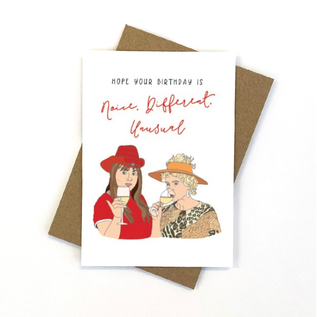 Greeting Card - Kath & Kim Birthday