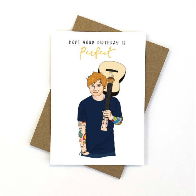 Greeting Card - Ed Sheeran Birthday