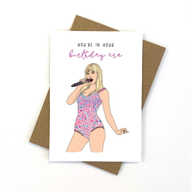 Greeting Card - Taylor Eras Birthday