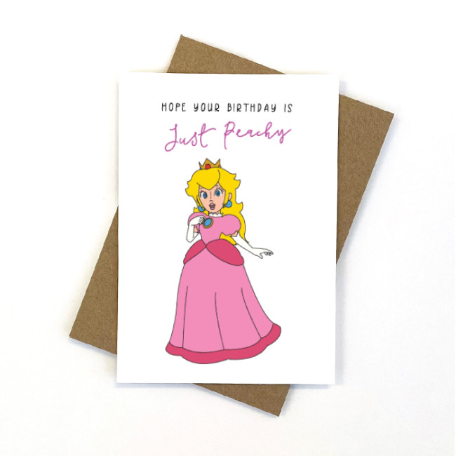 Greeting Card - Peachy Birthday