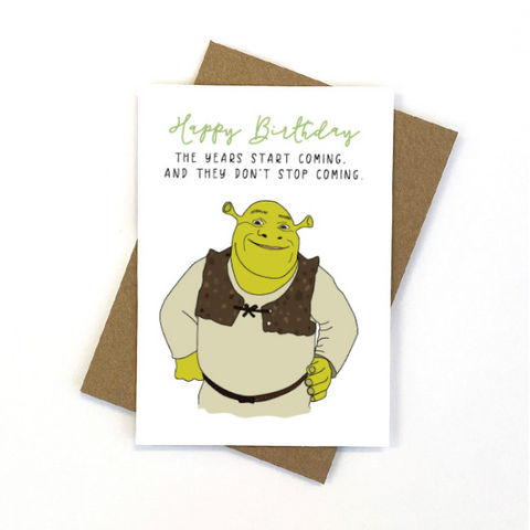 Greeting Card - Ogre Birthday (Shrek)