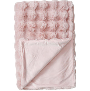 Faux Fur Throw - Square Texture