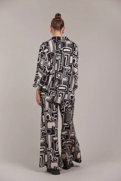Elsie Relaxed Shirt ONE SIZE - Geo