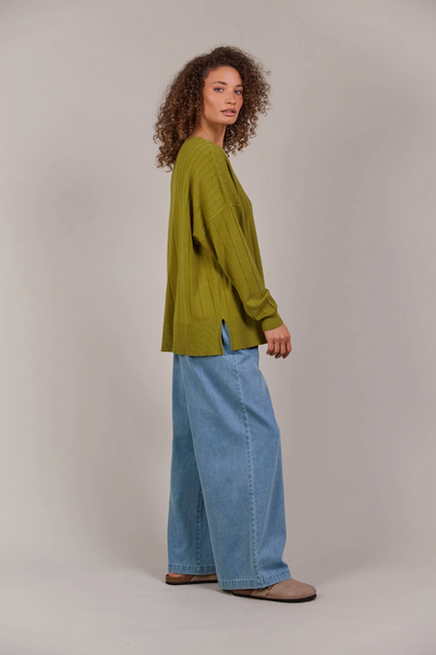 Palmer Relaxed Knit - ONE SIZE - Chartreuse