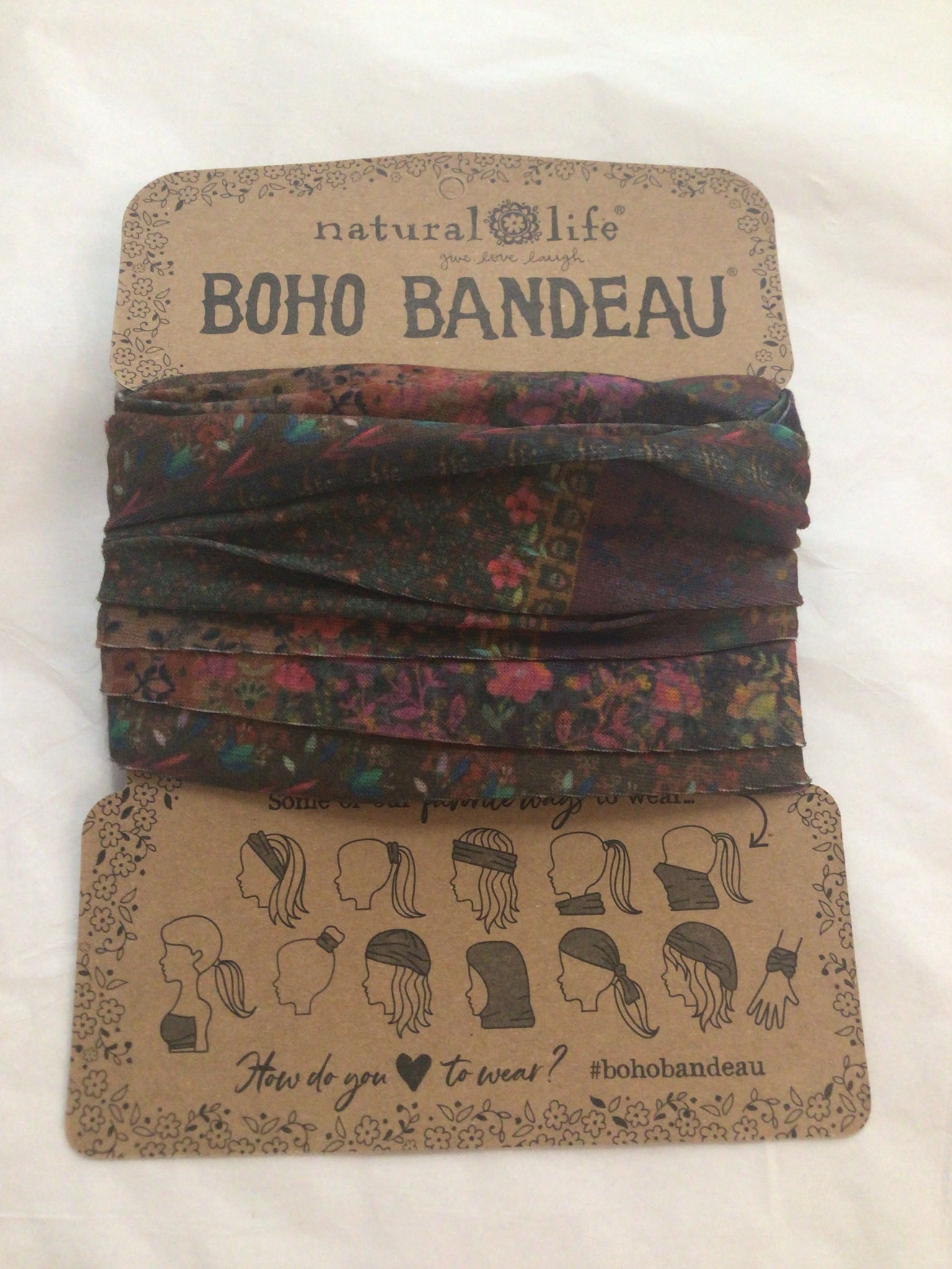 Boho Bandeau - Dark Patchwork