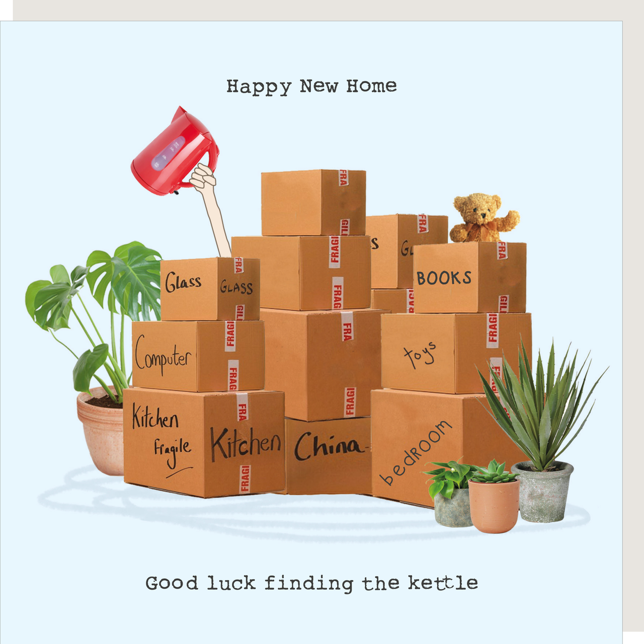 Greeting Card - New Home Kettle