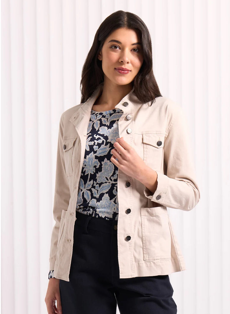 Spy This Jacket - Chalk