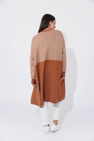 Cyprus Cardigan - Sand/ Dune (ONE SIZE)