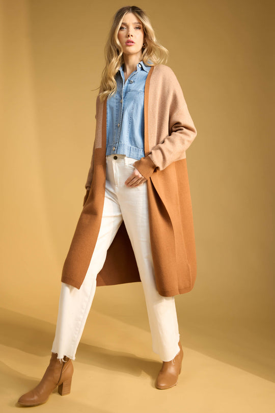 Cyprus Cardigan - Sand/ Dune (ONE SIZE)